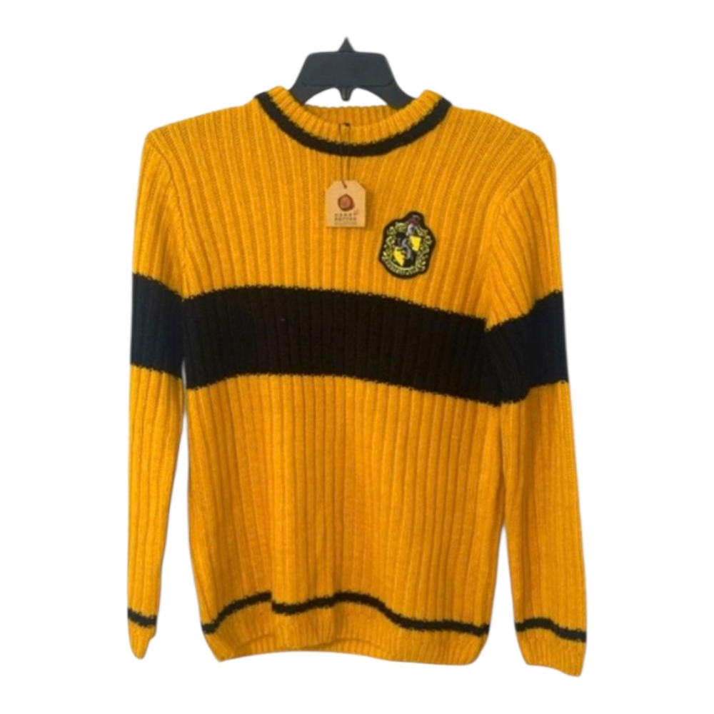 Harry Potter Collection Wizarding World Hufflepuff Quidditch Sweater Woman’s S
